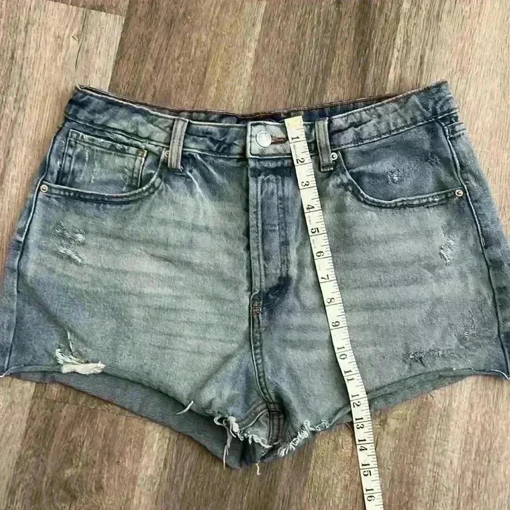 Wild Fable Super High Rise Cutoff Jean shorts - Picture 6 of 8